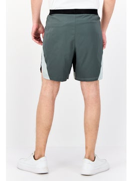 Reebok Men Sportswear Fit Running Short, Slate Green  - Image 2