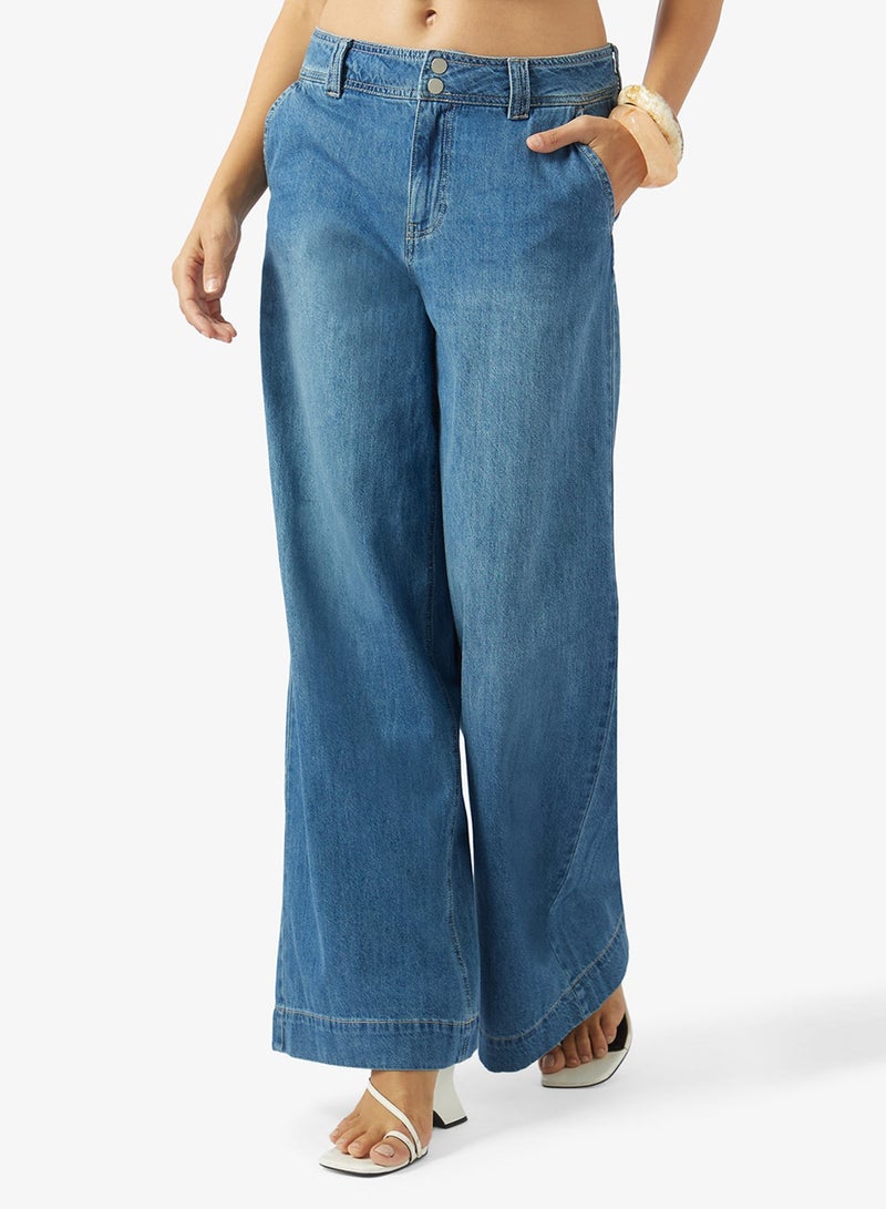 VERO MODA Casual Wide Leg Jeans - Image 2