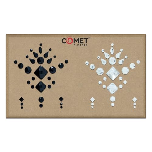 Comet Busters® Face Jewels Party Face Decoration Sticker Rhinestones Temporary Body Tattoos (BT318-335) (BT326) - Image 2