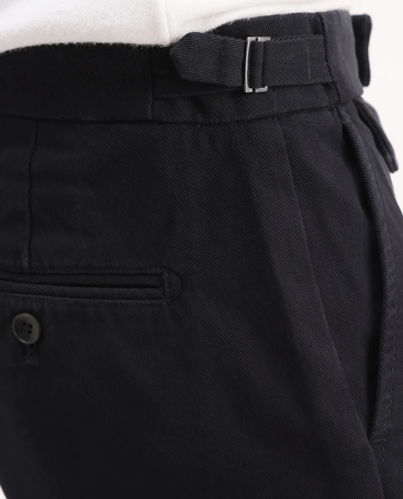Rare Rabbit Men's Regular Fit  With Adjustable Waistband Trouser
