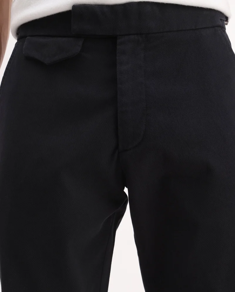 Rare Rabbit Men's Regular Fit  With Adjustable Waistband Trouser