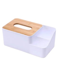 Multipurpose Tissue Box Organizer with Compartments