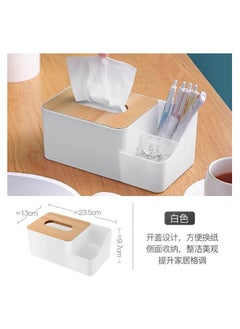 Spaceshoop Multipurpose Tissue Box Organizer with Compartments  - Image 3