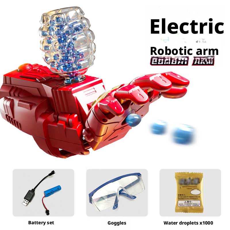 Electric Continuous Shooting Gatling Gun Toy with Water Beads for Outdoor Battle Game - Image 4