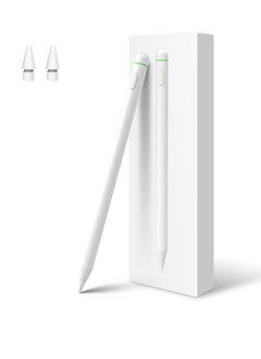 Palm Rejection Stylus Pen with Tilt Sensitivity for Apple iPad 2018 and Later Generation 6 7 8 9 10 Pro 11 12.9 3 4 5 Air 4 5 Mini 6 Digital Pen for Precision Writing and Drawing, White