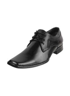 Mochi Mochi Men's Black Formal Lace-up Faux Leather Stylish Moccasin Loafer UK/6 EU/40 (19-6501)  - Image 1