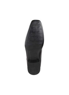 Mochi Mochi Men's Black Formal Lace-up Faux Leather Stylish Moccasin Loafer UK/6 EU/40 (19-6501)  - Image 4