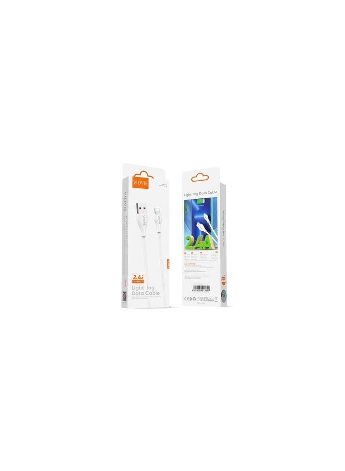 SUPER FAST CHARGING CABLE 2.4A VIDVIE USB lightning CB4015I