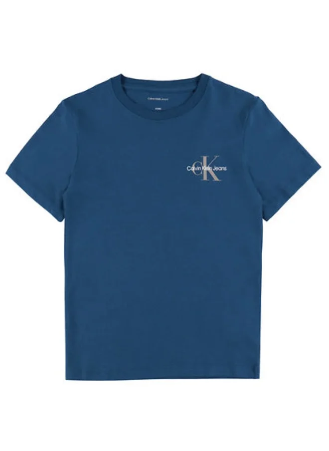 Calvin Klein Jeans Kids Chest Monogram Crew Neck T-Shirt