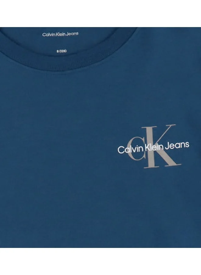 Calvin Klein Jeans Kids Chest Monogram Crew Neck T-Shirt