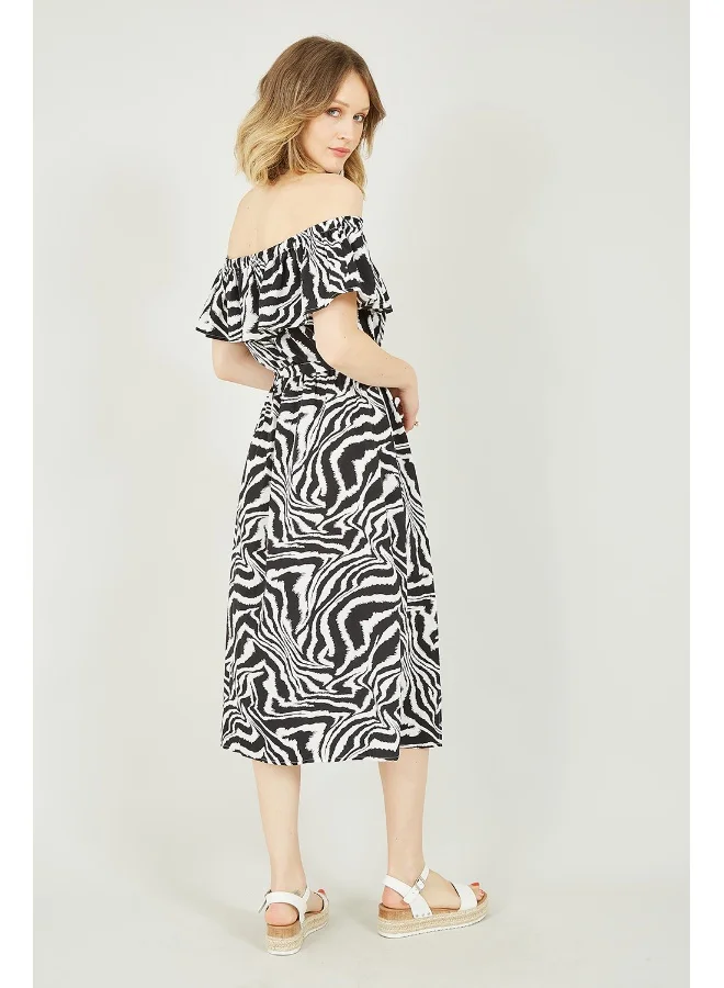 Yumi  Zebra Print Dress for Women | Best Price UAE
