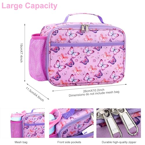 RHCPFOVR Kids Lunch Bag - Insulated Lunch Box for Boys Girls,Washable Lunch Bag and Reusable Toddler Leak-proof Lunchbox for School and Daycare - Image 5