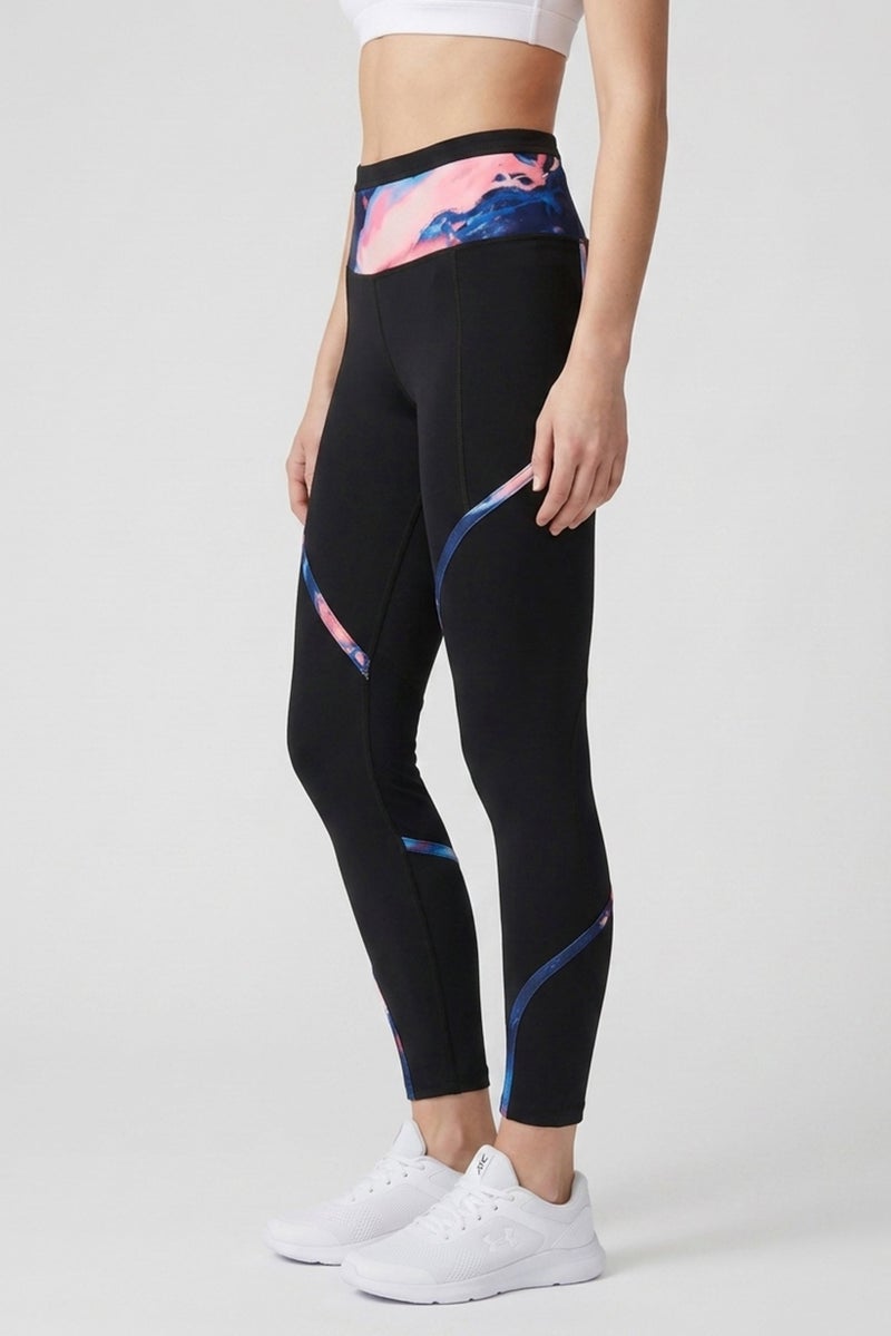 UNDER ARMOUR Women Sportswear Fit Pull On Training Leggings, Black - Image 5