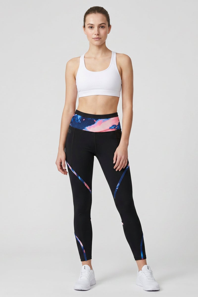 UNDER ARMOUR Women Sportswear Fit Pull On Training Leggings, Black - Image 3