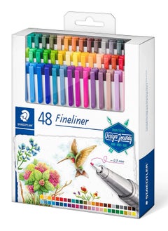 STAEDTLER 48-Piece Triplus Fineliner Multicolour  - Image 1