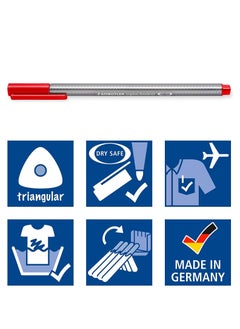 STAEDTLER 48-Piece Triplus Fineliner Multicolour  - Image 4