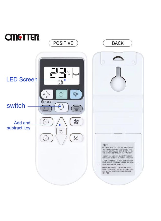 OMETTER - Original RAR-5F1 Universal RAR-3N4-2 RAC RAS-S18CAK RAR-3V2 RAR-2P2 RAR-3U1 E18CYK 26 For Hitachi Air Conditioner Remote Control - Image 1