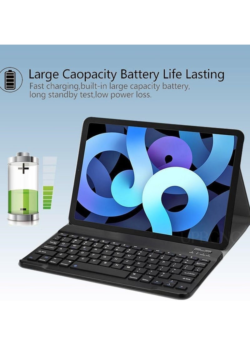 For Redmi Pad SE 11 Inch 2023 Tablet Slim PU Stand Cover with Magnetically Detachable Wireless Bluetooth Keyboard Designed - Image 5