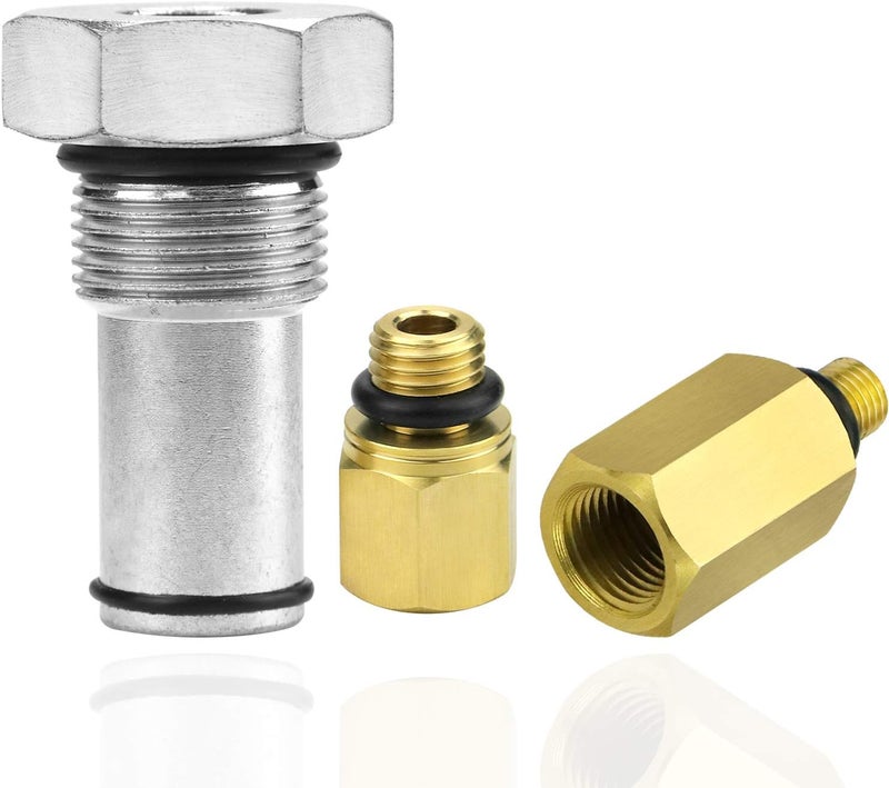 Mekar 2PCS Oil Rail Adapters Kits and 1 PC 6.0 High Pressure Oil Pump IPR Valve Air Test Fitting Tool Compatible with Ford 6.0L Powerstroke Diesel Engine - Image 4