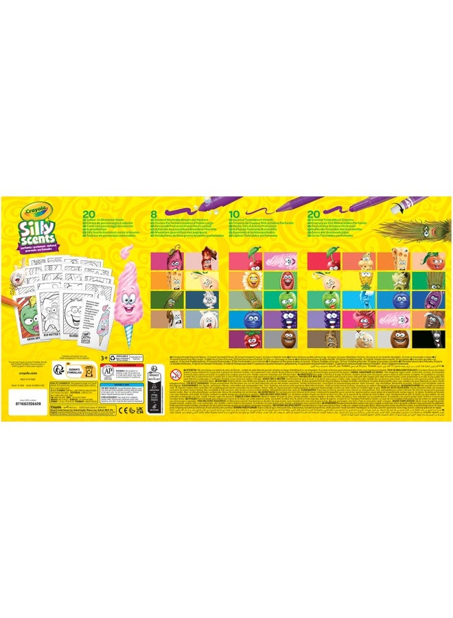 Crayola مجموعة أنشطة تلوين الروائح الحلوة والنتنة المضحكة | مجموعة مكونة من 55 قطعة للأطفال - Image 3