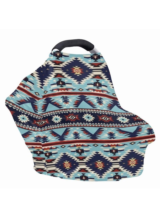 Youngerbaby Aztec Western Nursing Cover Breastfeeding Soft Infant Carseat Canopy Stretchy Breathable Cover for Stroller High Chair Shopping Cart Canopies - Image 3