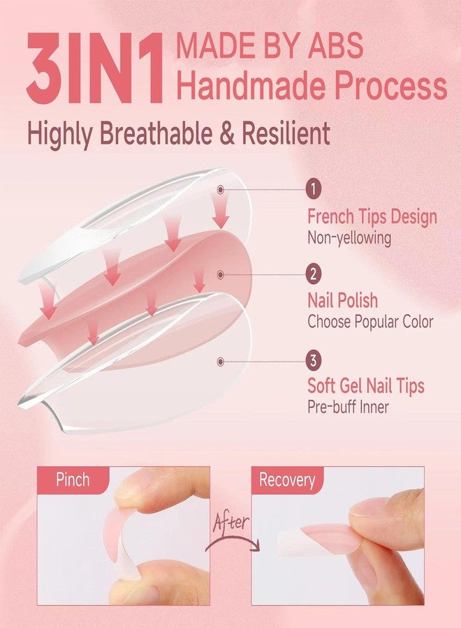 Christmas Press on Nails Medium Coffin French Tip Black & Red With Designs Snowflake Swirl Winter Glossy Glue on Xmas Acrylic for Women Girls 24 Pcs - Image 5