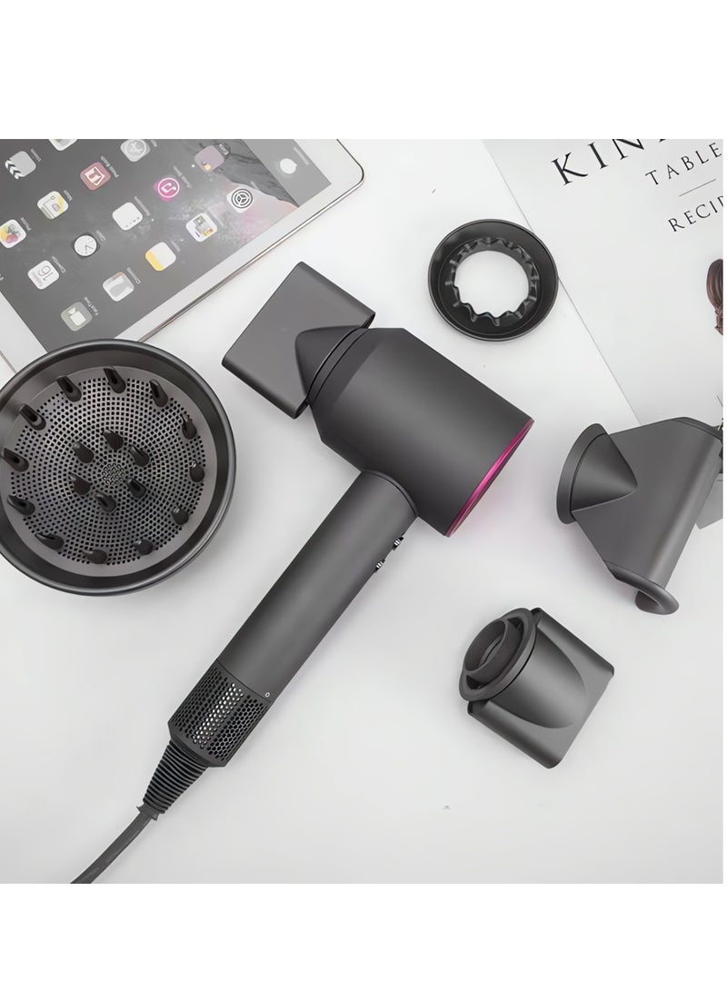 Generic High-Speed 1600W Hair Dryer HC16 – Lightweight Compact Hair Styling Tool with 3 Wind Speeds & Quiet 72dB Performance  - Image 2