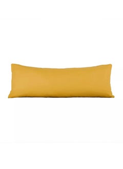 Mustard yellow long pillowcases