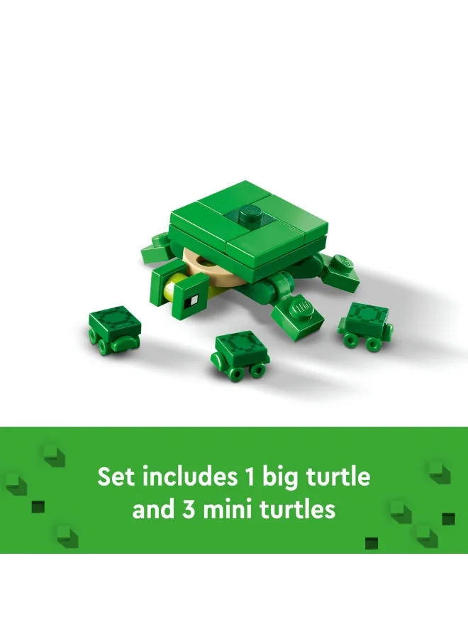 ليغو نموذج بيت السلحفاة البحري 21254 من LEGO® Minecraft®‎