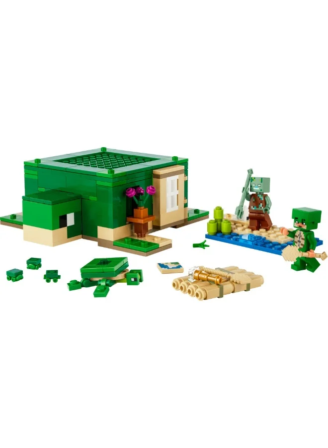ليغو نموذج بيت السلحفاة البحري 21254 من LEGO® Minecraft®‎