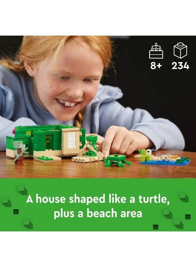 ليغو نموذج بيت السلحفاة البحري 21254 من LEGO® Minecraft®‎