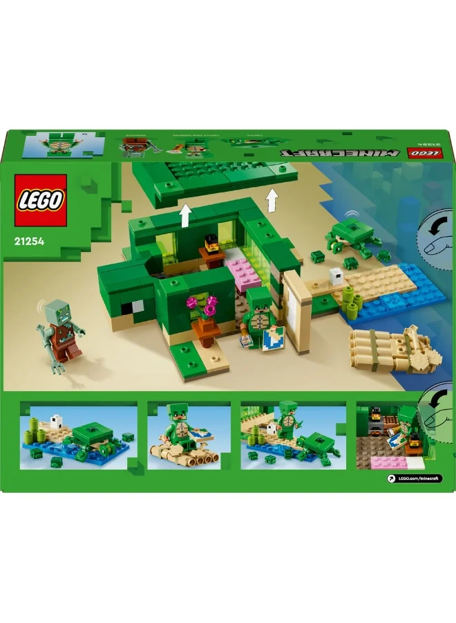 ليغو نموذج بيت السلحفاة البحري 21254 من LEGO® Minecraft®‎