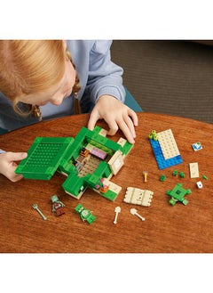 LEGO Minecraft The Turtle Beach House Animal-Care Toy With Accessories For Kids, Girls And Boys Aged 8 And Over, Building Set With Characters And Figures From The Game, Gift For Gamers (234 Pieces) 21254  - Image 4