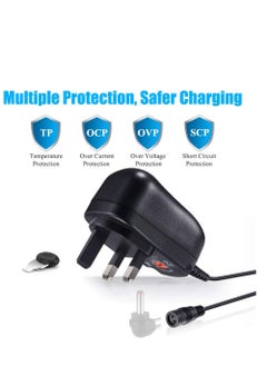 AIMARS 30W Universal Ac/Dc Adapter, 3V 4.5V 5V 6V 7.5V 9V 12V Adapter with 6 Tips for Household Electronics Routers Speakers CCTV Cameras Smart Phone USB Charging Devices(Plug Type: UK)  - Image 5