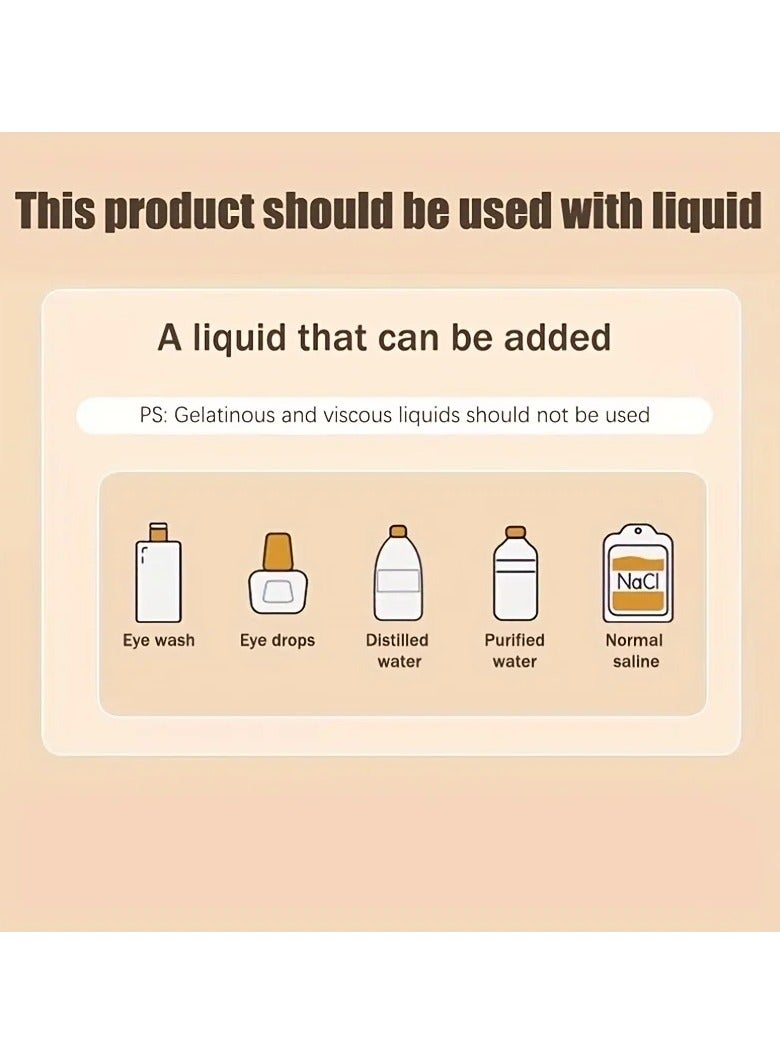 AROAQ Nano Atomization Humidifier Eye Skin Spa Beauty Instrument 3 in 1 Moisturizing Eye Massage Sprayer - Image 5