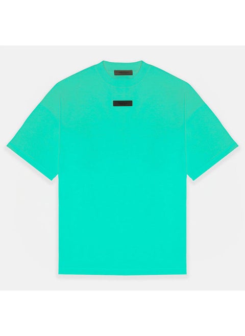 2024 New Essentials Mens T-Shirt Loose-Fit Trendy Brand Fog High Street Style Womens Same Model Spring Season mint green