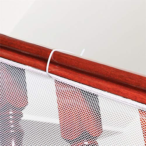 AUOXER Child Safety Rail Net for Balcony, Patios, Railing and Stairs. Security Guards for Kids/Pet/Toy Both Indoors and Outdoors. 10ft x2.5ft, Sturdy Mesh Fabric Material. (White) - Image 2
