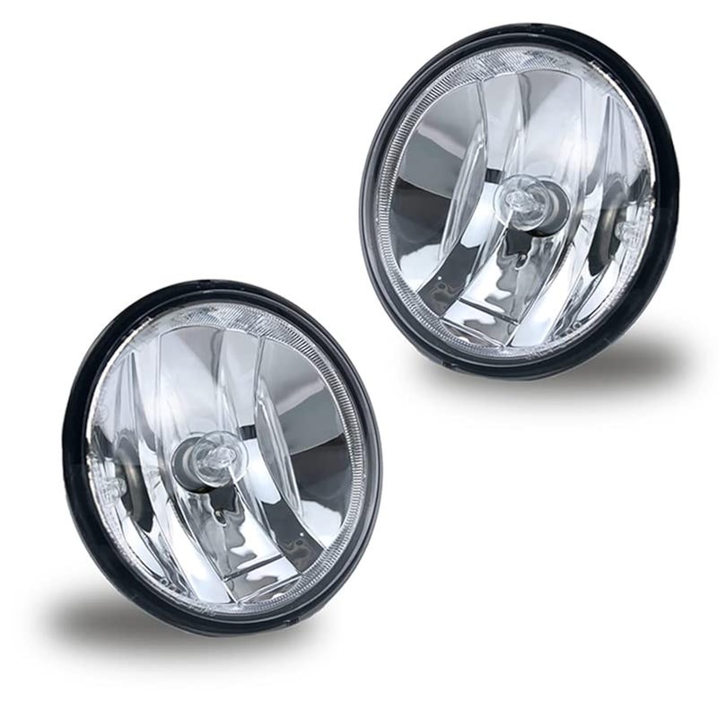 BOXLIGHT Fog Lights Compatible with 2007-2014 Chevy Suburban/Tahoe/ 07-13 Avalanche/ 10-13 Camaro/ 15-16 Colorado/ 15 Silverado/GMC Acadia/Yukon for replacement (Clear Lens) - Image 1