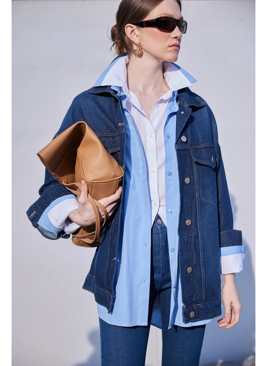 تاتشي Pocket Denim Jacket