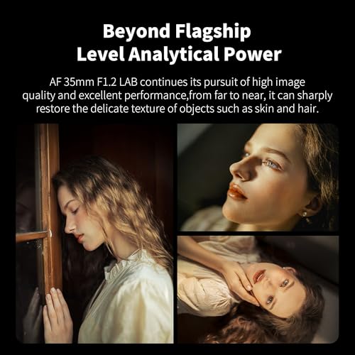 Viltrox AF 35mm F1.2 LAB FE Full Frame Lens for Sony e Mount, Large Aperture Dual Floating Focus 35mm f/1.2 FE HyperVCM Motor - Image 4