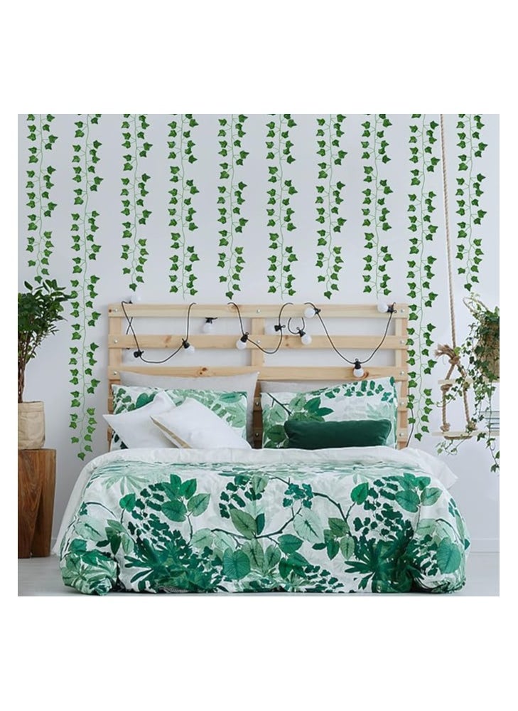 OEAGO 12Pcs Home Decor Artificial Vines 84Ft Fake Ivy Leaves Greenery Vines Room Decor Artificial Ivy Leaf Hanging Plants for Home Bedroom Garden Wedding Wall Party Aesthetic Stuff Decoration  - Image 4