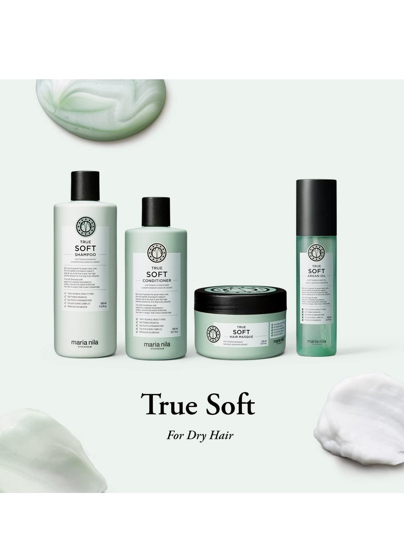 Maria Nila True Soft For Dry Hair Easily absorbed Remoisturises and Reduces Frizz 100 percent Vegan and Sulfate Paraben free  - Image 2