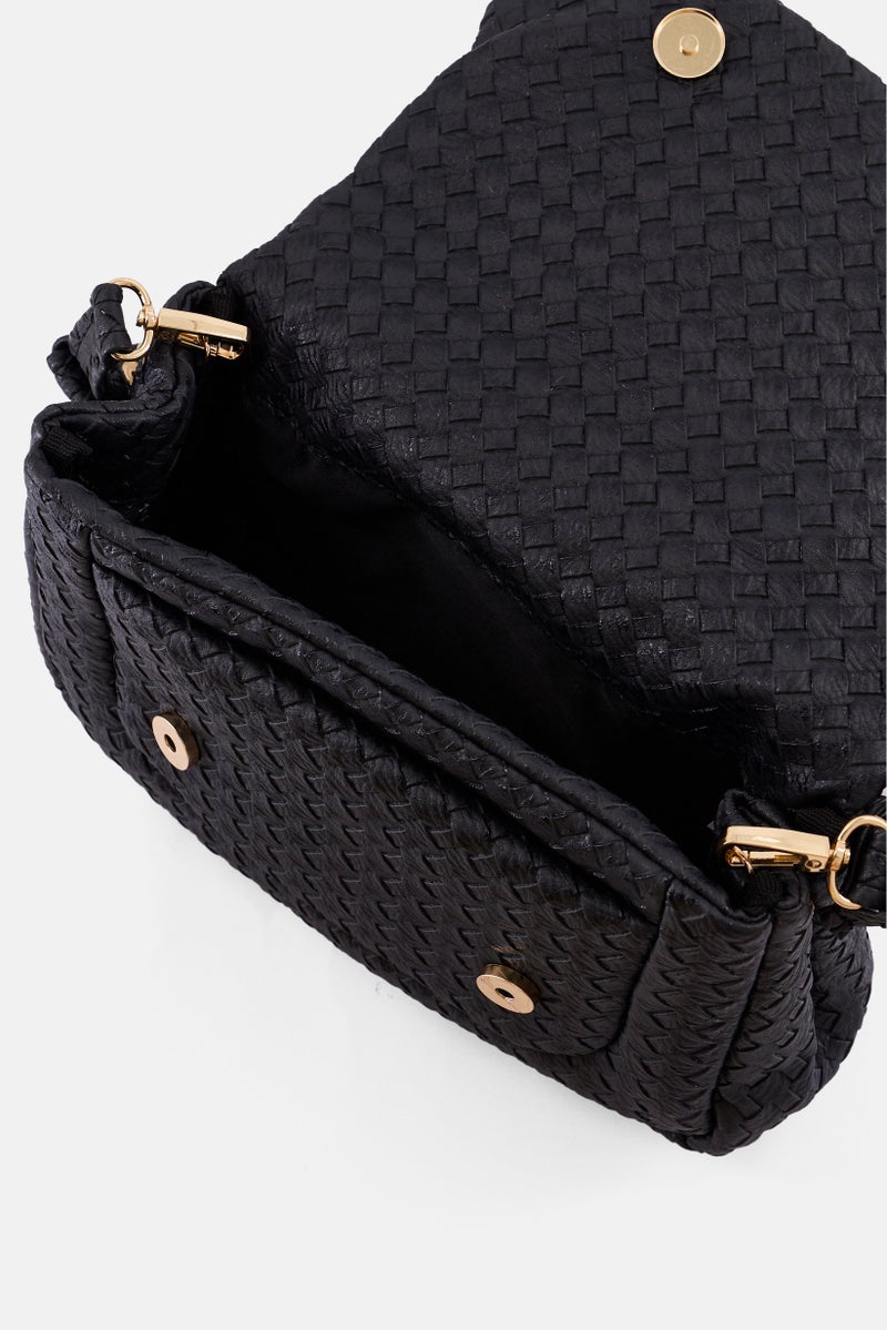 VINCE CAMUTO Women Brand Logo Cross Body Bag With Small Coin Purse, Charcoal  - Image 3