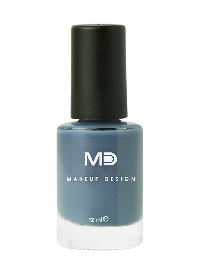 MD MAKE UP DESIGN MD European Nail Polish VIBES, Dark Blue 228, 12 ml  - Image 1