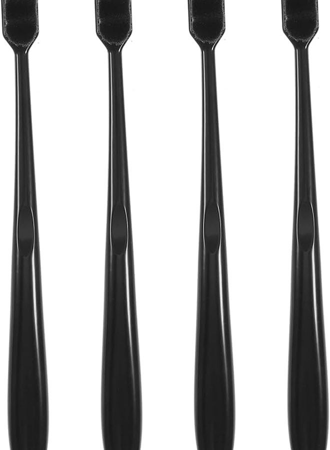 4Pcs Soft Bristle Travel Toothbrush For Adults Portable Camping Business Random Color - Image 1