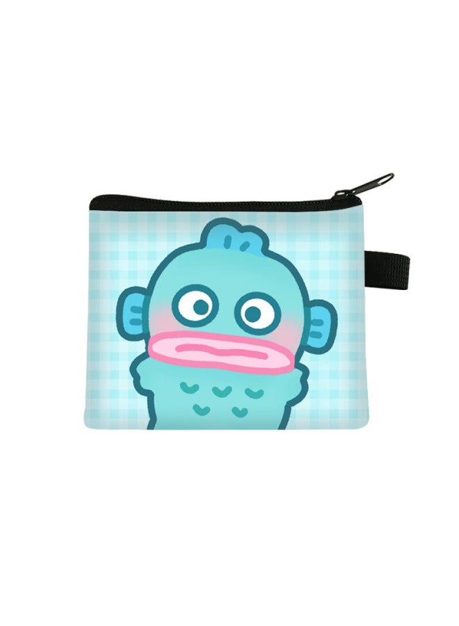 New Clownfish Children's Coin Purse, Cute Mini Wallet For Students Cartoon Earphone Storage Bag