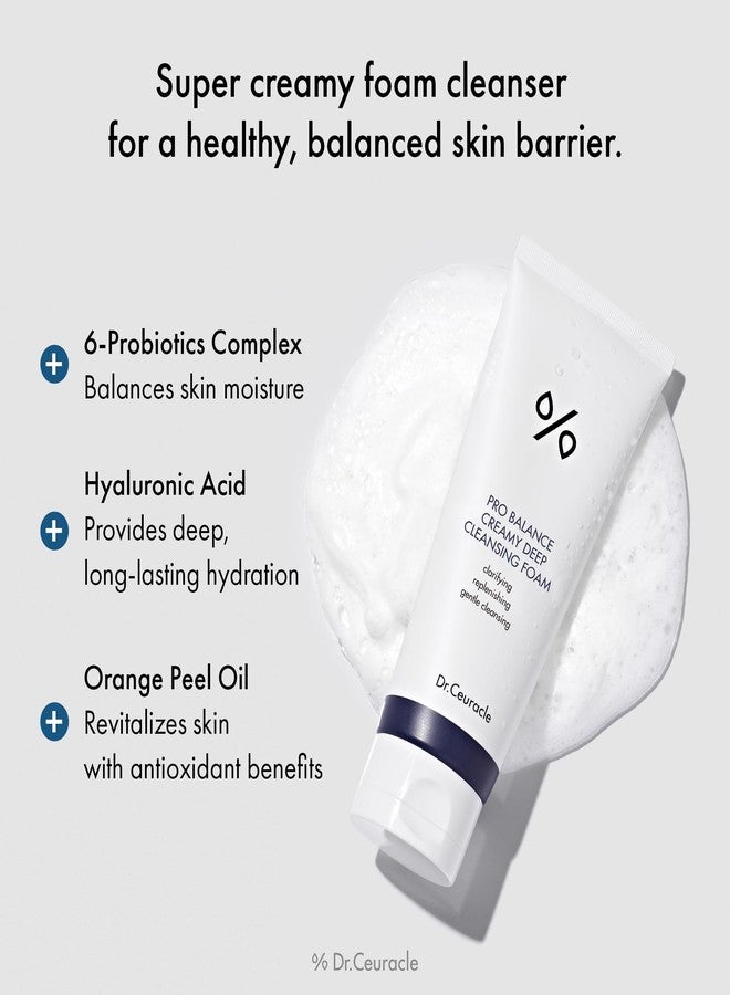 leegeehaam Dr.Ceuracle Pro Balance Double Cleansing Duo Set - pH Balanced Gentle Face Wash Cleanser for All Skin Types, Korean Skincare Gift Set (Cleansing Oil & Cleansing Foam) - Image 4