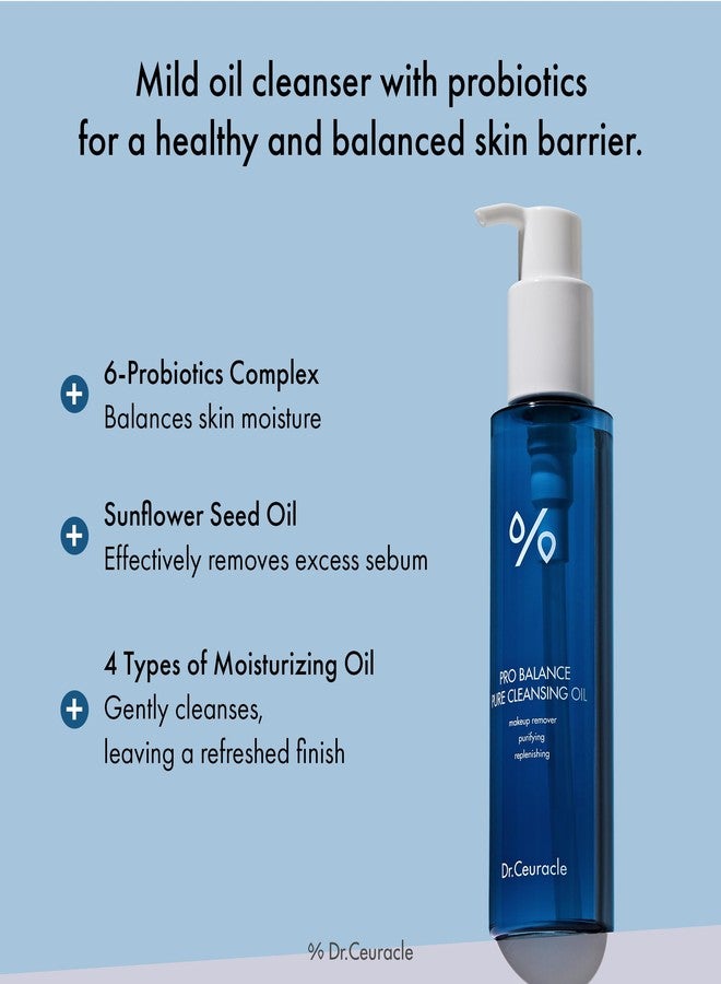 leegeehaam Dr.Ceuracle Pro Balance Double Cleansing Duo Set - pH Balanced Gentle Face Wash Cleanser for All Skin Types, Korean Skincare Gift Set (Cleansing Oil & Cleansing Foam) - Image 3