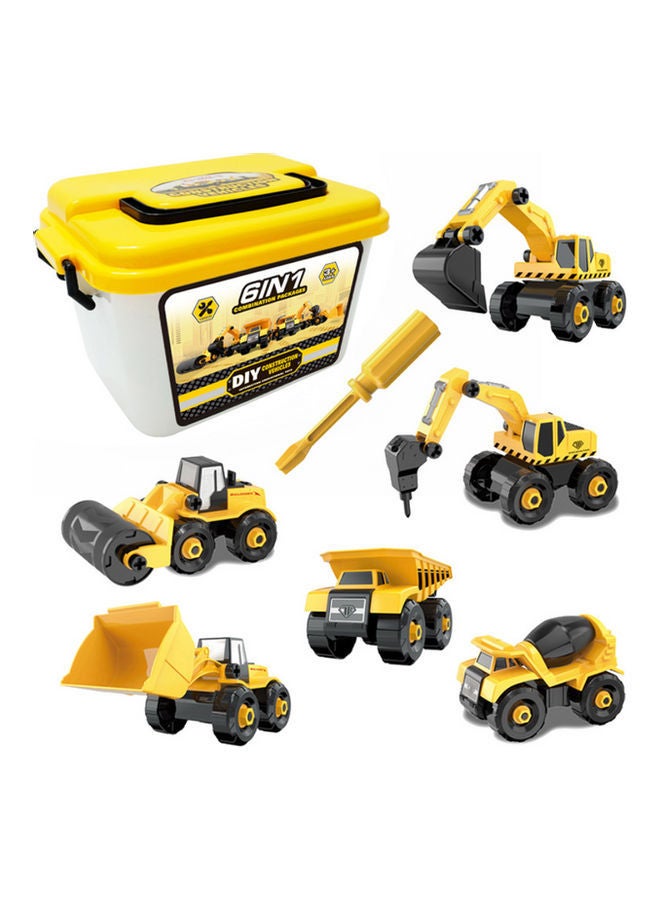 نيبمينينت لعبة قابلة للتفكيك والتركيب 6 في 1 متعدد الألوان 28.5x19.5x17.5سم - Image 1