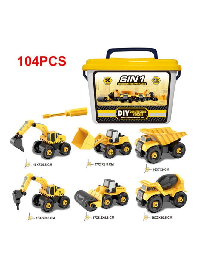 نيبمينينت لعبة قابلة للتفكيك والتركيب 6 في 1 متعدد الألوان 28.5x19.5x17.5سم - Image 2